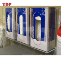 Wall Mounted Side Top Loading Single Double Triple Quad Display Holder Clear Latex Acrylic Glove Box Dispenser